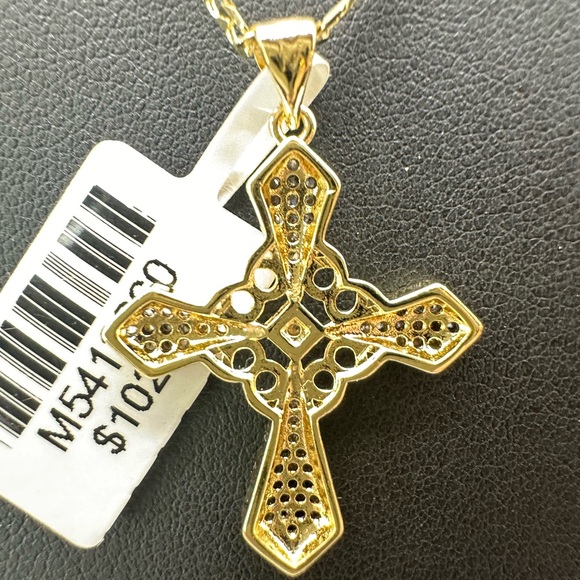 NWT Retail $153.98 Elegant Gift Cross Pendant Necklace W/ 20inch Chain - Picture 7 of 10